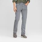 Target Men's Slim Straight Fit Twill Pants - Goodfellow & Co Dark Gray