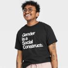 Ph By The Phluid Project Pride Adult Gender Social Phluid Project Short Sleeve T-shirt - Black