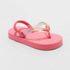 Toddler's Adrain Flip Flop Sandals - Cat & Jack Pink S (5-6), Toddler Unisex