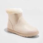 Girls' Georgeina Faux Suede Shimmer Shearling Boots - Cat & Jack Rose Gold