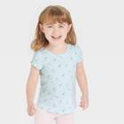 Toddler Girls' Cherries Short Sleeve T-shirt - Cat & Jack Blue
