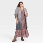 Women's Plus Size Ombre Cardigan - Knox Rose Gray