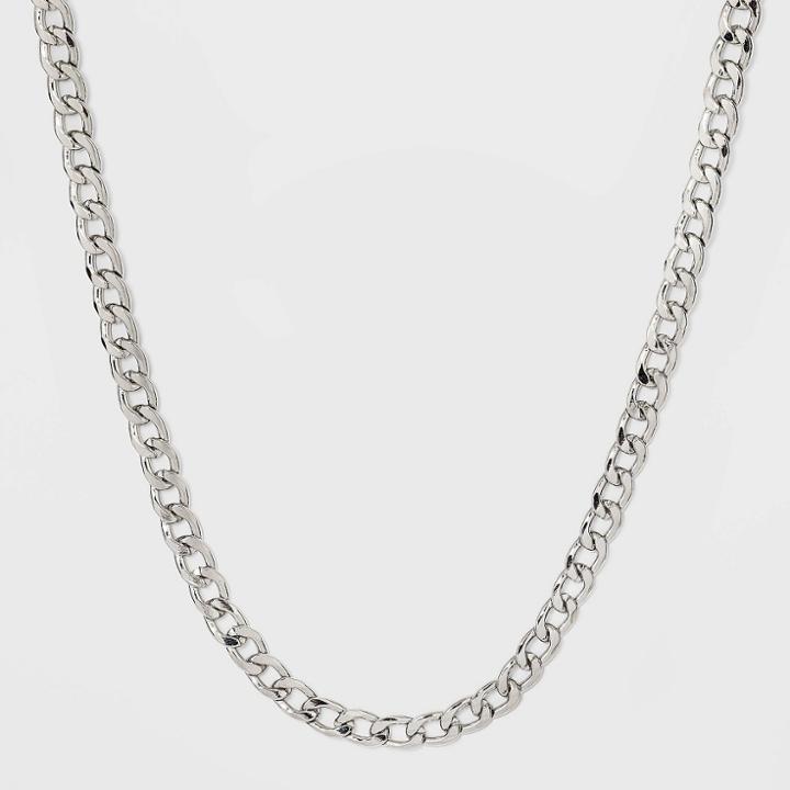 Thin Curb Chain Necklace - A New Day