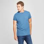 Men's Standard Fit Short Sleeve Pocket Crew Neck T-shirt - Goodfellow & Co Waterloo Blue