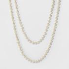 Target Long Faux Pearl Necklace - A New Day