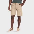 Wrangler Men's 10 Cargo Twill Ripstop Shorts - Camel