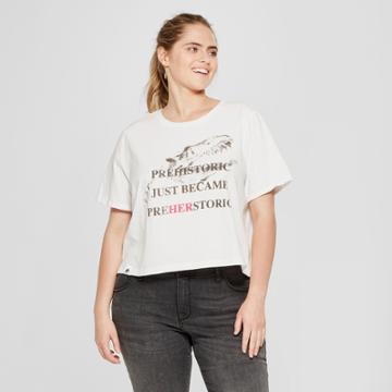 Jurassic Park Women's Short Sleeve T-shirt - Ju Assic World Bleach White