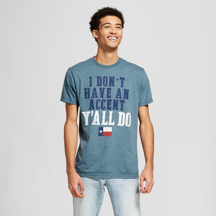 Men's Short Sleeve Ya'll Do Graphic T-shirt - Awake Navy