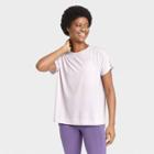 Women's Active Short Sleeve Top - All In Motion Light Lilac Xs,