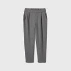 Women's Pleated Straight Leg Trousers - Prologue Gray