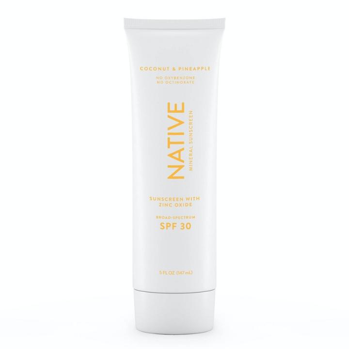 Native Coconut & Pineapple Mineral Sunscreen - Spf
