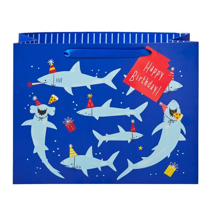 Spritz Large Shark Party Gift Bag -