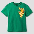 Teenage Mutant Ninja Turtles Boys' Pocket Graphic T-shirt - Kelly Green