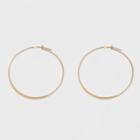 Target Large Thin Hoop Earrings - A New Day Gold