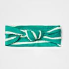 Girls' Center Knot Trim Headwrap - Cat & Jack Teal (blue)