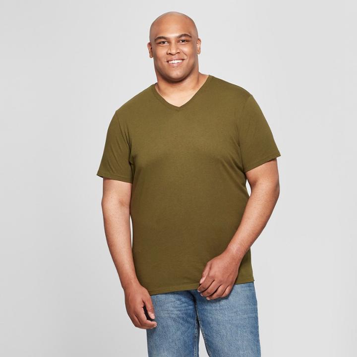 Goodfellow & Co T-shirt Military Green L Tall, Men's,