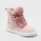 Girls' Stevies Grouptxt Plush High Top Shearling Style Boots - Blush