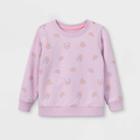 Toddler Girls' French Terry Pullover Sweatshirt - Cat & Jack Light Purple