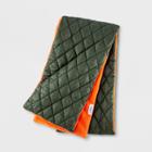 Men's Reversible Puffer Quilted Scarf - Goodfellow & Co Green