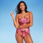 Kona Sol Women's Bow Tie Modern Coverage One Piece Swimsuit - Kona