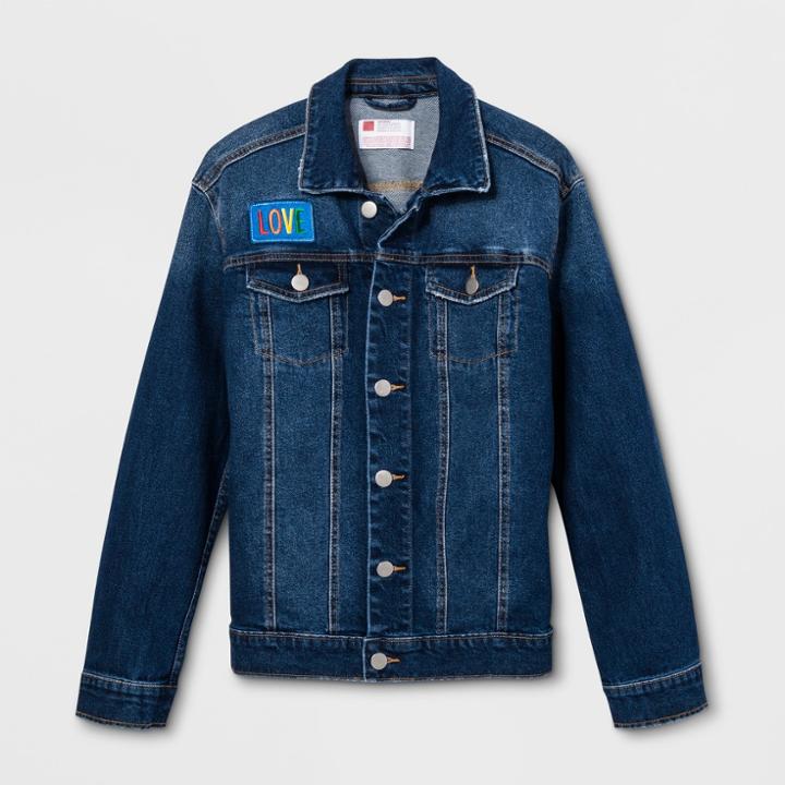 Target Pride Adult Denim Jacket - Medium Blue