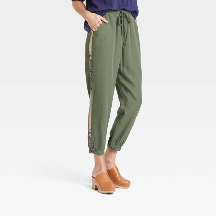 Women's Joggers - Knox Rose Green Side