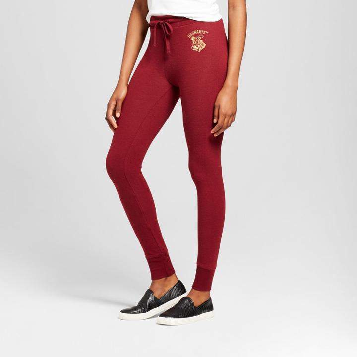 Women's Harry Potter Hogwarts Graphic Jogger Pants (juniors') - Burgundy