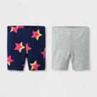 Toddler Girls' Trouser Shorts - Cat & Jack Blue/gray