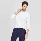 Men's Standard Fit Long Sleeve Lyndale T-shirt - Goodfellow & Co White L, Men's,