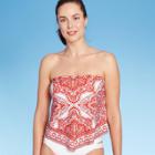 Women's Bandeau Halter Tankini Top - Kona Sol Red S, Women's,