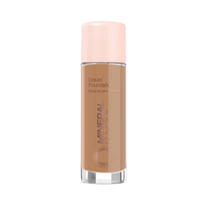 Mineral Fusion Liquid Foundation - Warm 5 Dark Caramel