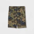 Plusboys' Quick Dry Pull-on Shorts - Cat & Jack Camo Green