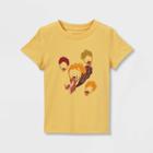 Toddler Boys' Squirrel Parachuting Short Sleeve Graphic T-shirt - Cat & Jack Yellow