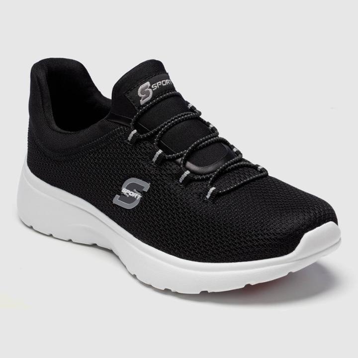 Women's S Sport By Skechers Rummie Pull On Sneakers - Black