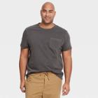Men's Regular Fit Short Sleeve T-shirt - Goodfellow & Co Dark Gray