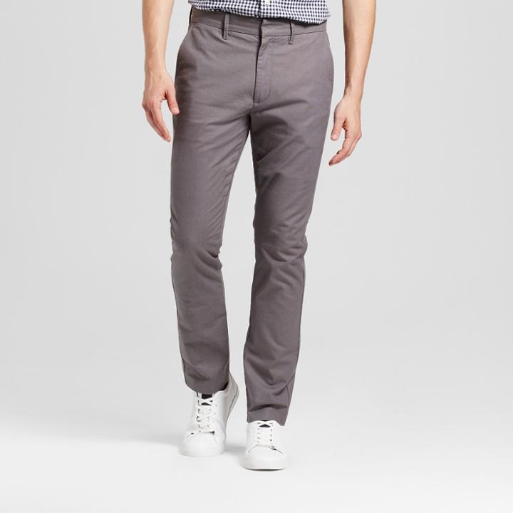 Men's Slim Fit Trouser Pants - Goodfellow & Co Gray