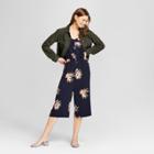 Women's Printed Jumpsuit - A New Day Navy