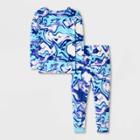 Toddler Boys' 2pc Tie-dye Pajama Set - Cat & Jack Blue