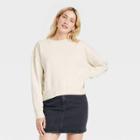 Women's Fleece Sweatshirt - Universal Thread Off-white