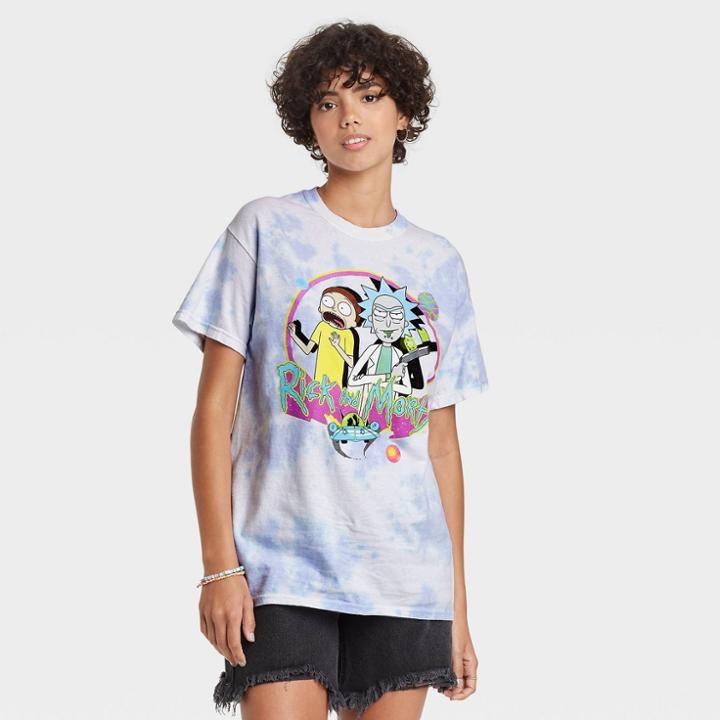 Warner Bros. Women's Rick And Morty Short Sleeve Graphic T-shirt -
