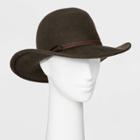 Women's Felt Bowler Hat - Universal Thread Olive, Size: