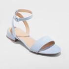 Women's Winona Wide Width Ankle Strap Sandal - A New Day Blue 9w,