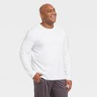Men's Long Sleeve Performance T-shirt - All In Motion True White
