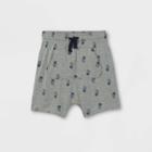 Toddler Boys' Printed Jersey Knit Pull-on Shorts - Cat & Jack Gray
