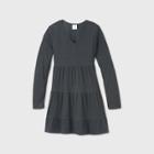 Women's Mixed Print Short Sleeve Dress - Knox Rose Gray