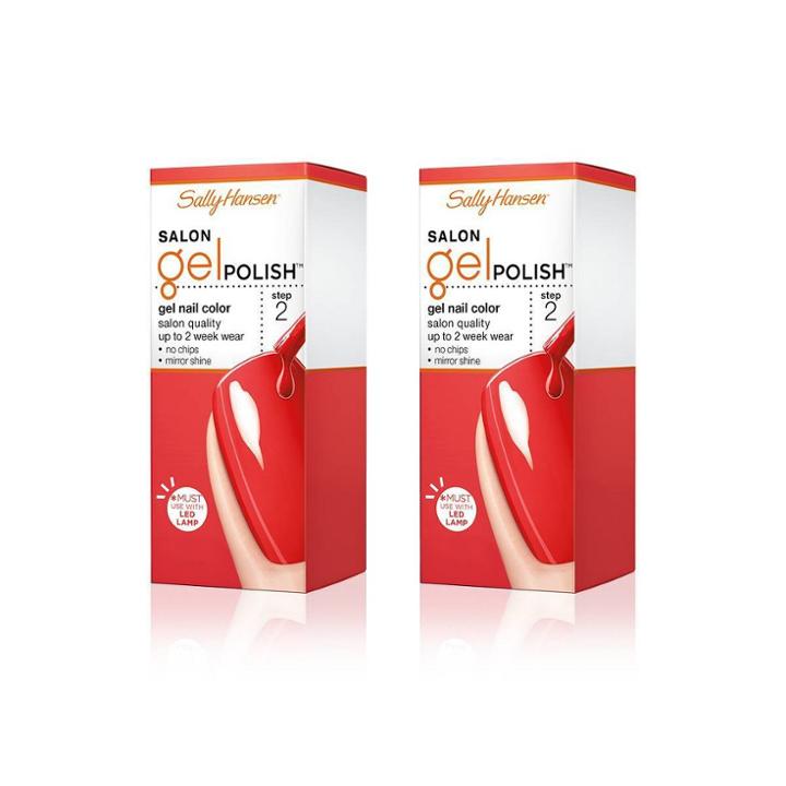 Sally Hansen Salon Gel Polish Nail Color Duo Pack - Kook A Mango