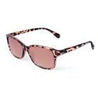 Target Women's Rectangle Tort Sunglasses - Brown