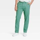 Men's Athletic Fit Hennepin Chino Pants - Goodfellow & Co Dusky Green