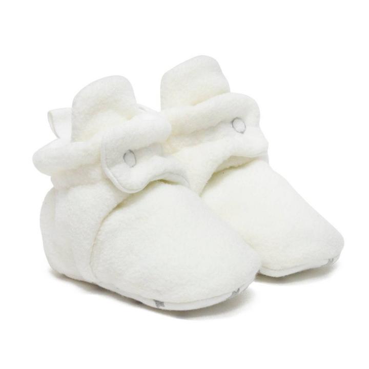 Baby Ro+me By Robeez Bootie Slippers - Ivory