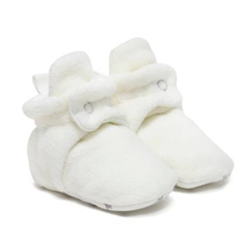 Baby Ro+me By Robeez Bootie Slippers - Ivory